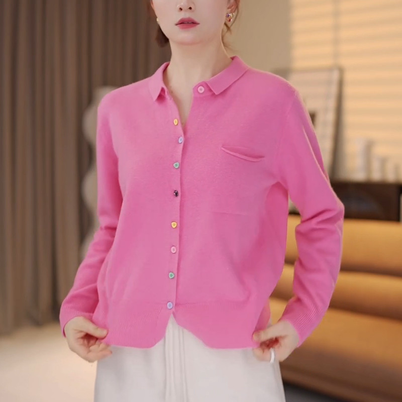 Áo Khoác Cardigan Dệt Kim Dài Tay Xu hướng Mới cho Xuân - Thu | Zhuzhu