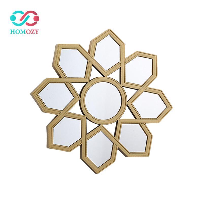 Gương Treo Tường Gương Trang Trí Đạo Cụ Ảnh 25cm Gương Tròn Cho Hội Trường Khách Sạn Nền Phòng Ngủ T