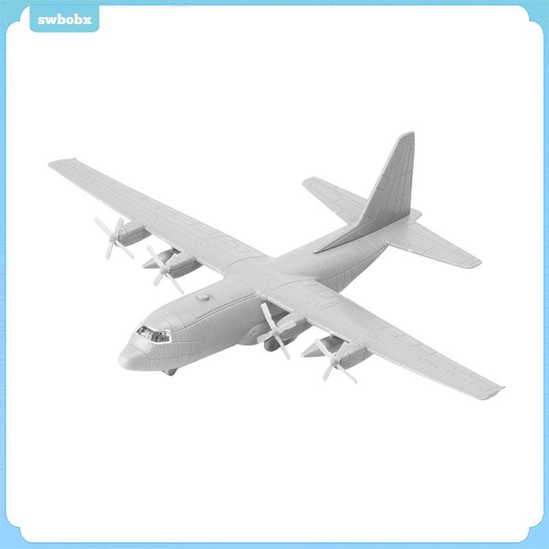 1 / 144 Máy Bay Vận Chuyển Mô Hình Máy Bay Đồ Chơi 4D Lắp Ráp Mô Hình US C130 Thu Nhỏ