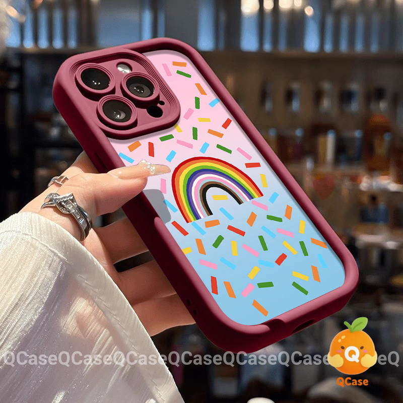 Vỏ Cho Oppo A6 A5 Pro A18 A58 A5 A38 A3 Pro A3 A57 A60 A16 A15 A12 A5X A3X A17 A18 Màu xanh hồng Sky