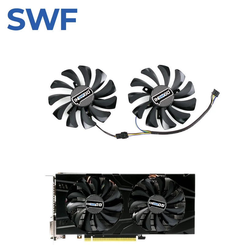 85MM  GTX 1060 Quạt Làm Mát Thay Thế Cho INNO3D GeForce GTX 1060 3GB 6GB X2 Card Đồ Họa Quạt Làm Mát