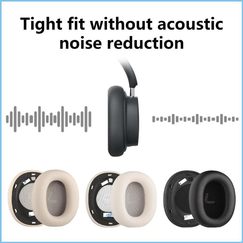 EZ Gói 2 Đệm Tai Da Protein Cho Tai Nghe LS880NB WH950NB Earad Thay Thế Thoải Mái