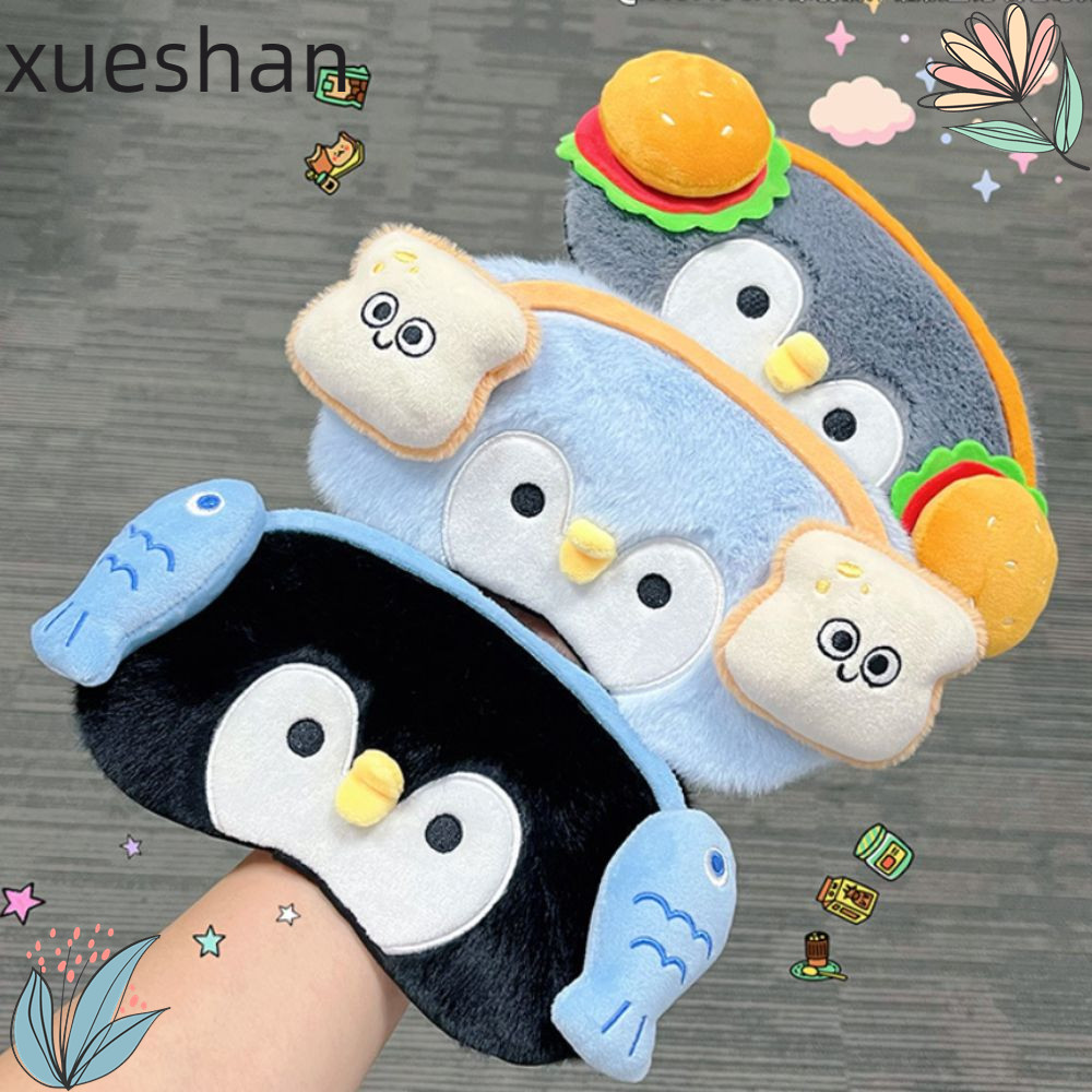 XUESHAN Sleep Eye, Penguin Skin-friendly Plus Sleep, Lovely Soft Thoáng Khí Shading Cartoon Plush Ey