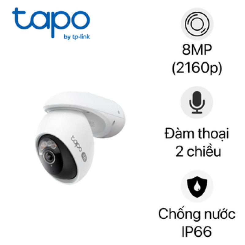 Camera IP ngoài trời 360 độ 8MP TP-Link Tapo C560WS