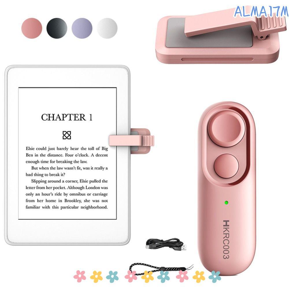ALMA1 RF Remote Page Turner, có dây đeo tay Điều khiển từ xa thông minh Clicker, Wireless Practical 