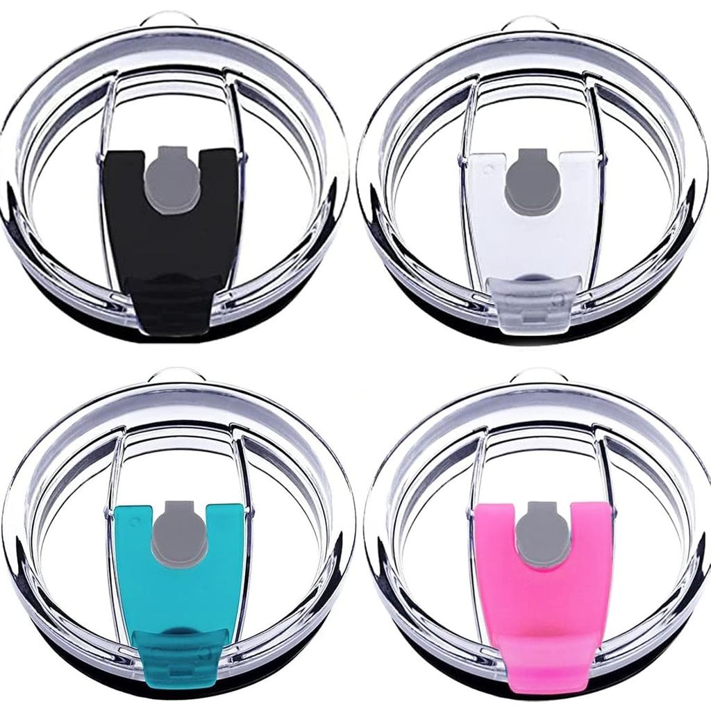 Nắp Tumbler Chống tràn 20oz, 4 gói Nắp chống bắn cho Beast, Juro, Ozark Trail, Rae Dunn, Atlin, Cốc 