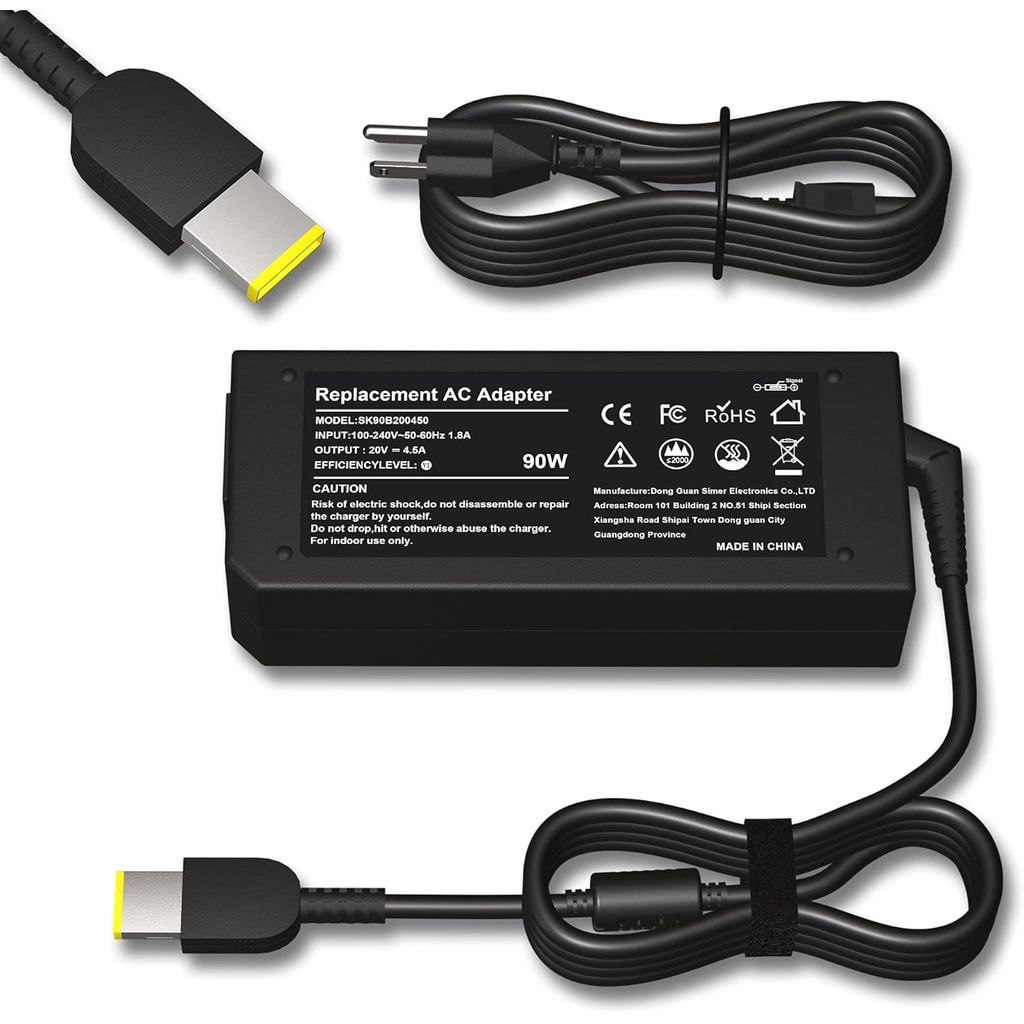 Sạc Laptop SLE-TECH 90W Tương Thích Với Lenovo ThinkPad X1 Carbon T440 E431 G410 45N0237 45N0236 45N