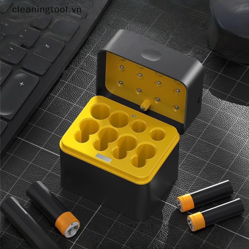 Vệ Sinh 1 Bộ Sạc Nhanh Với Auto-Shutoff Sắp Xếp Lưu Trữ Đa Năng 8 Khe Thông Minh AA AAA Pin VN