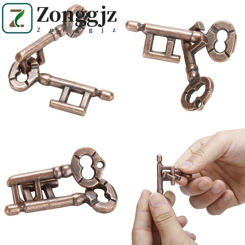 ZONGGJZ Key Puzzle IQ Test Cast Brain Teaser Đồ chơi thông minh
