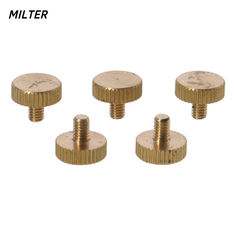 SỮA 5 Ốc Vít Ngón Tay Cái Có Dây, Đầu Bằng Đồng M4x 6-14mm, Chốt Bu Lông Bằng Đồng Bằng