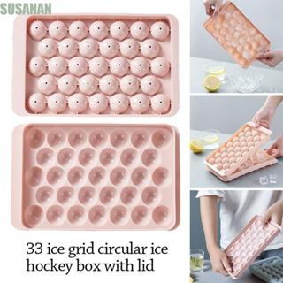 Máy làm đá viên SUSANAN, Khay làm đá viên tròn mùa hè đông lạnh nhanh, Máy làm đá tự làm chống rò rỉ di động cấp thực phẩm