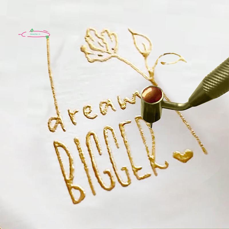 AdaChoi Slanting Fine-line Paint Pen Fluid Writer Pen Writer Paint Applicator Pen VN