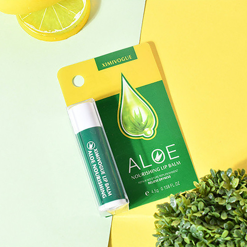 Ximei Eslite Lô Hội Dưỡng Ẩm Son Môi Dưỡng Ẩm Chống Khô Học Sinh Nam Nữ Son Dưỡng Môi Lô Hội Hương T