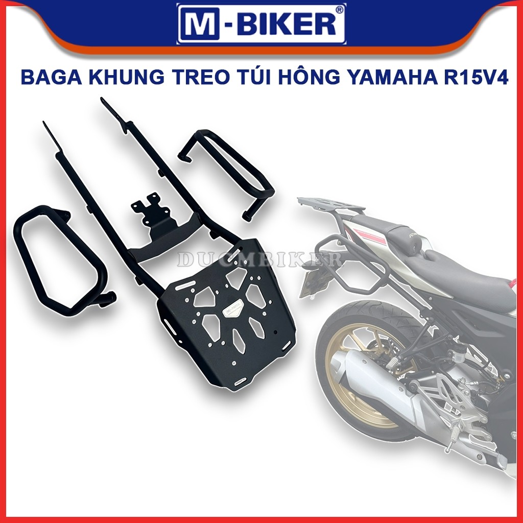 Baga sau R15V4/R15M, Khung túi hông R15V4, Cảng sau gắn khung túi hông cho Yamaha R15V4 | M-Biker