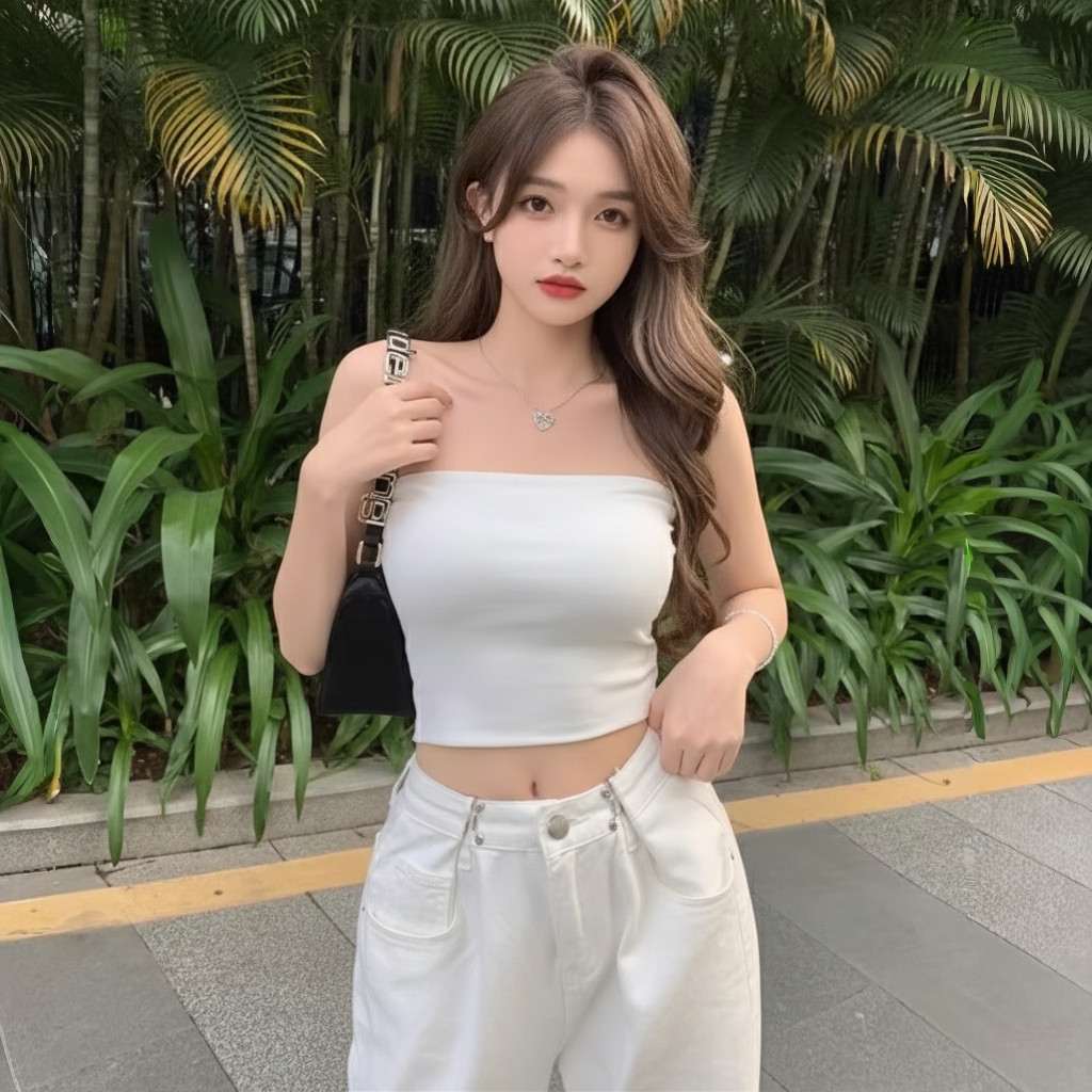 Áo Ống Kiểu Croptop  Dáng Ôm Body A5207