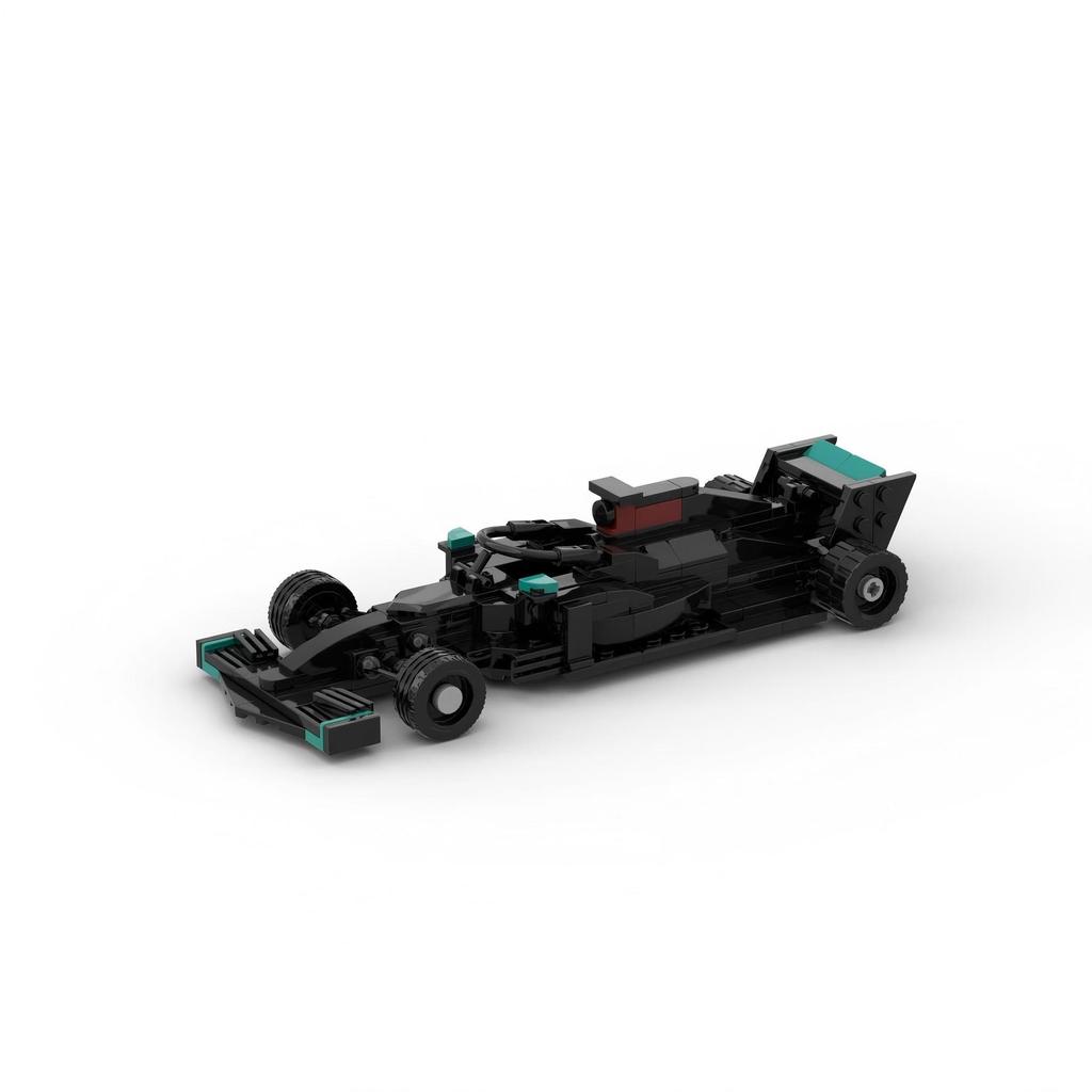 Tương thích với Lego MOC-59446 Formula F1 Mercedes W11 Khối xây dựng Racing Model Boy Toy Sản phẩm H