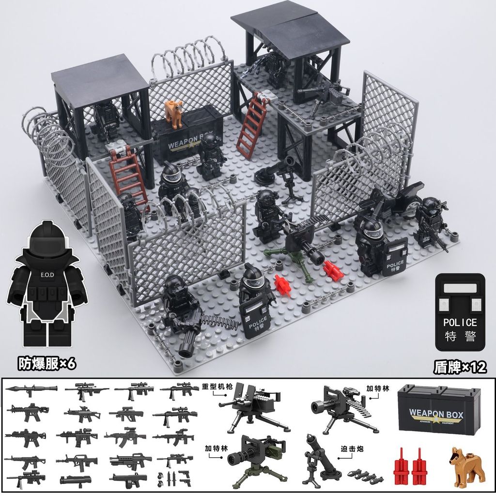2026 Sản Phẩm Mới Tương Thích Lego Ghost Lực Lượng Đặc Biệt Khối Xây Dựng Minifigures Chống Cháy Nổ 