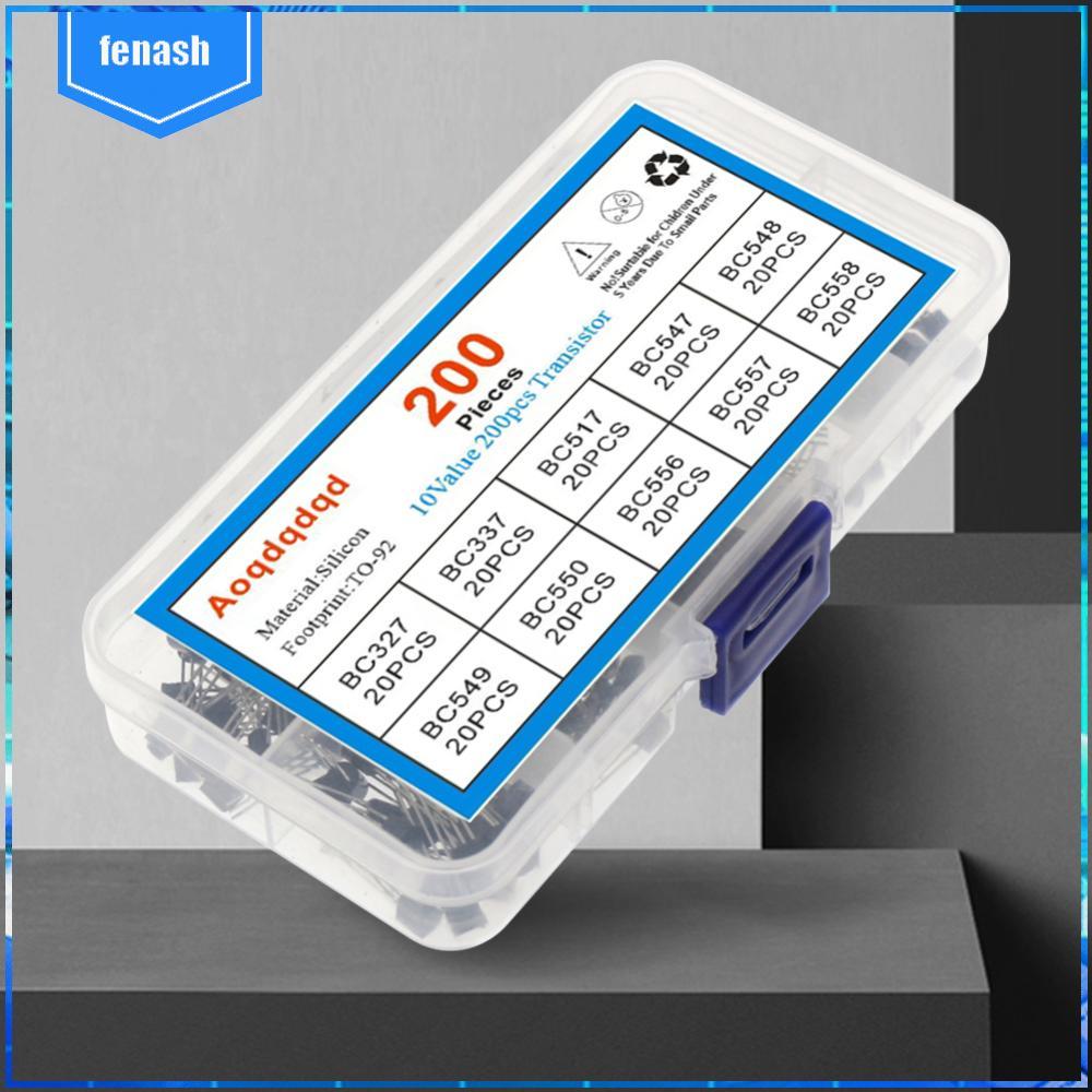 200 Chiếc Transistor Các Loại Bộ 10 Giá Trị TO-92 Bộ Transistor Hộp Phân Loại PNP NPN BC327 BC337 BC