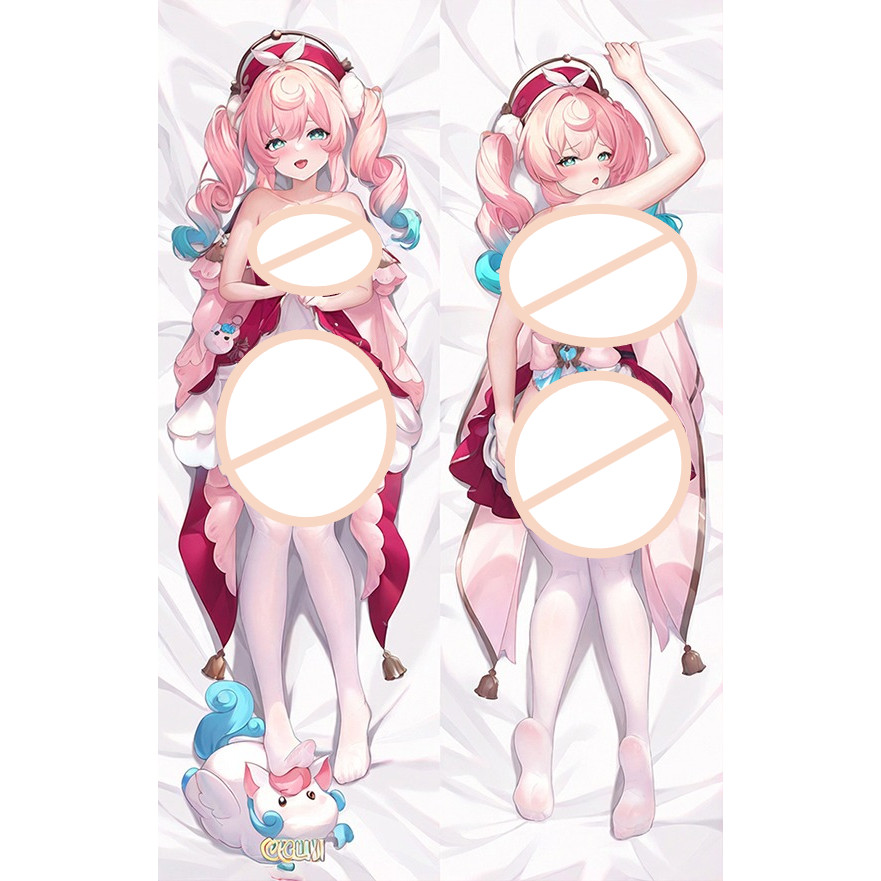 Honkai Star Rail Hyacine Cosplay Dakimakura Ôm Thân Gối Trang Phục Anime 2 Mặt HD Vỏ Gối