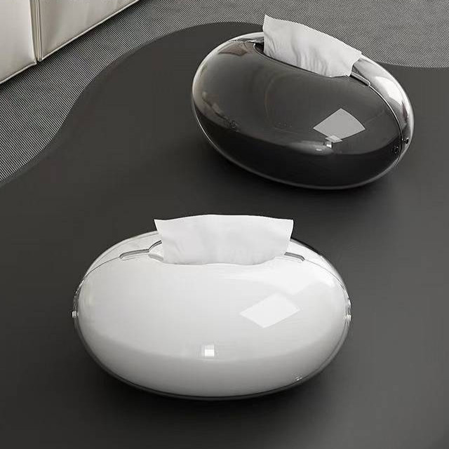 Water Drop Tissue Box Ins Style Tissue Box Living Room Niche Light Luxury Napkin Paper Box bnsK