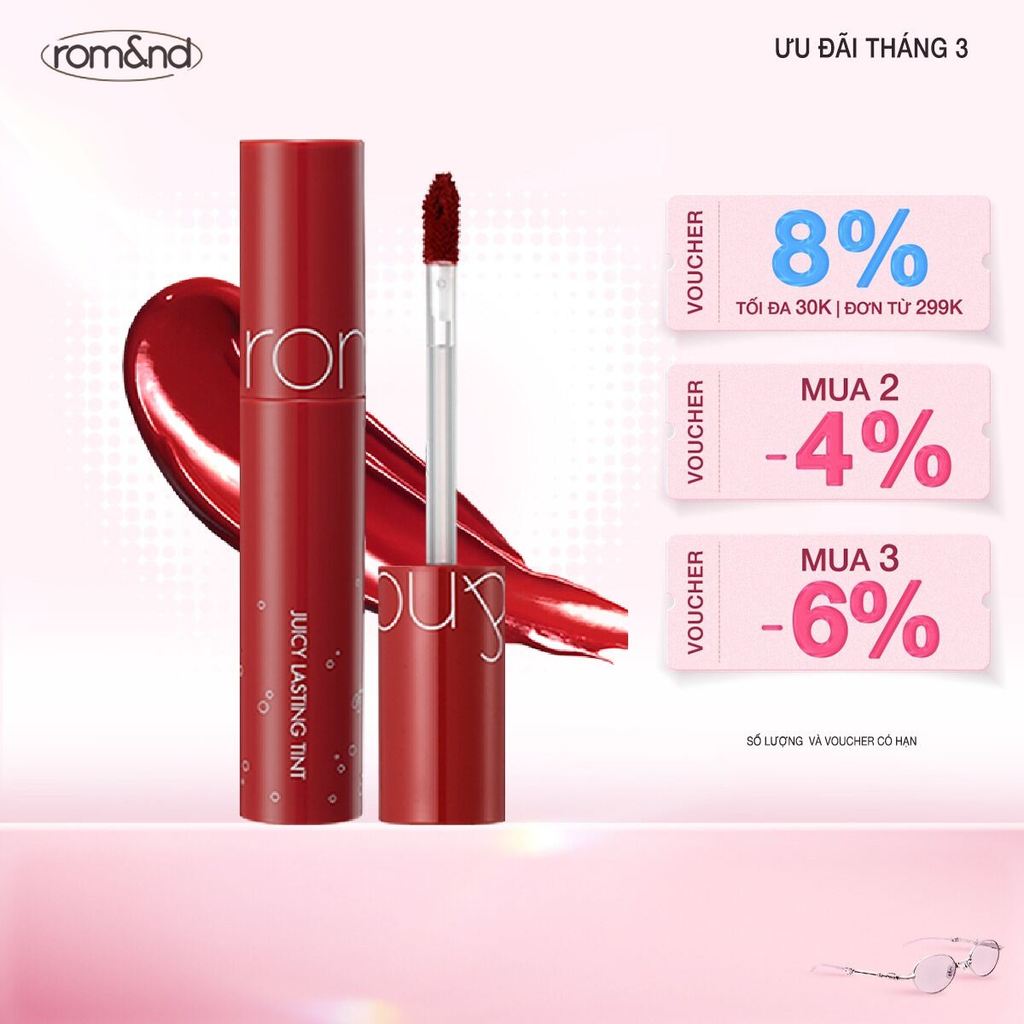 [Rom&nd] [Màu 14-17] Son Tint lì ngọt ngào Hàn Quốc Romand Juicy Lasting Tint 5.5g