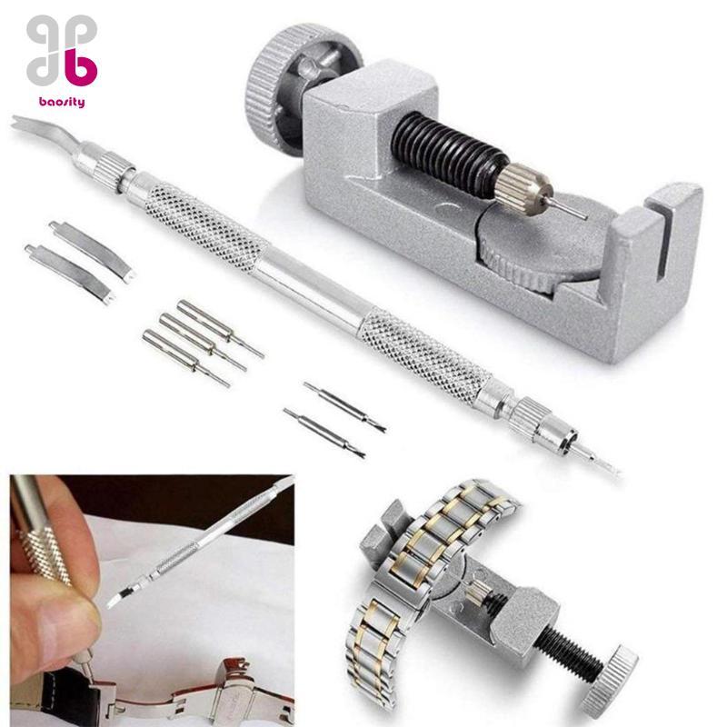 [Baosity] Dây đeo đồng hồ có thể điều chỉnh bằng kim loại Đồng hồ đeo tay tháo Pin Đồng hồ đeo tay T