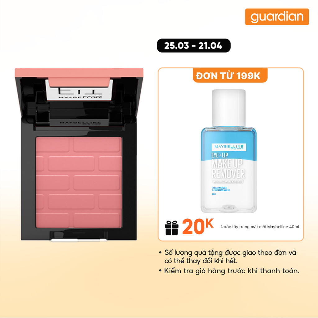 Phấn Má Hồng Mịn Lì Chuẩn Màu Maybelline Fit Me #30 Fierce 4,5gr