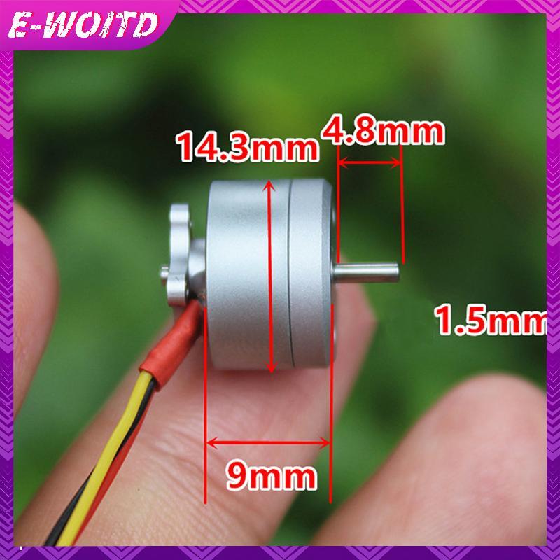 E-WOITD Micro 1104 HM Động cơ không chổi than 1-2S 4300KV Mini RC Quadcopter cho Diy Mini FPV Máy đi