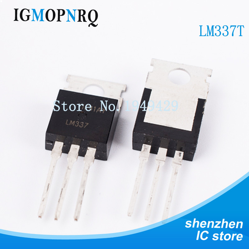 10 CÁI LM337T TO220 LM337 TO-220 337T IC điều chỉnh âm tính MỚI Còn hàng