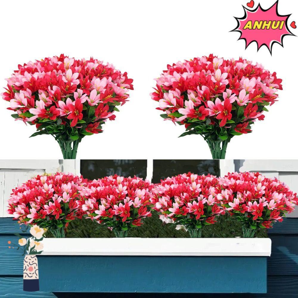 ANHUI Nhân Tạo Morning Glory, Cây Giả Thực Tế Morning Glory Hoa Nhân Tạo, Chất Lượng Cao Mềm DIY Hoa