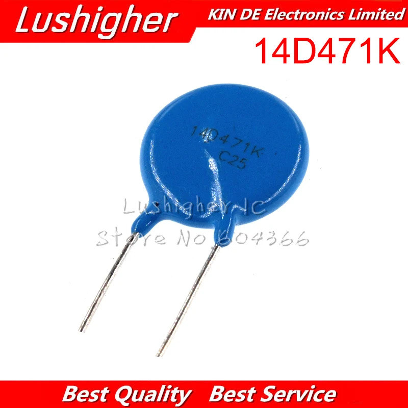 10 chiếc Varistor 14D471K 470V 14D471 Piezoresistor