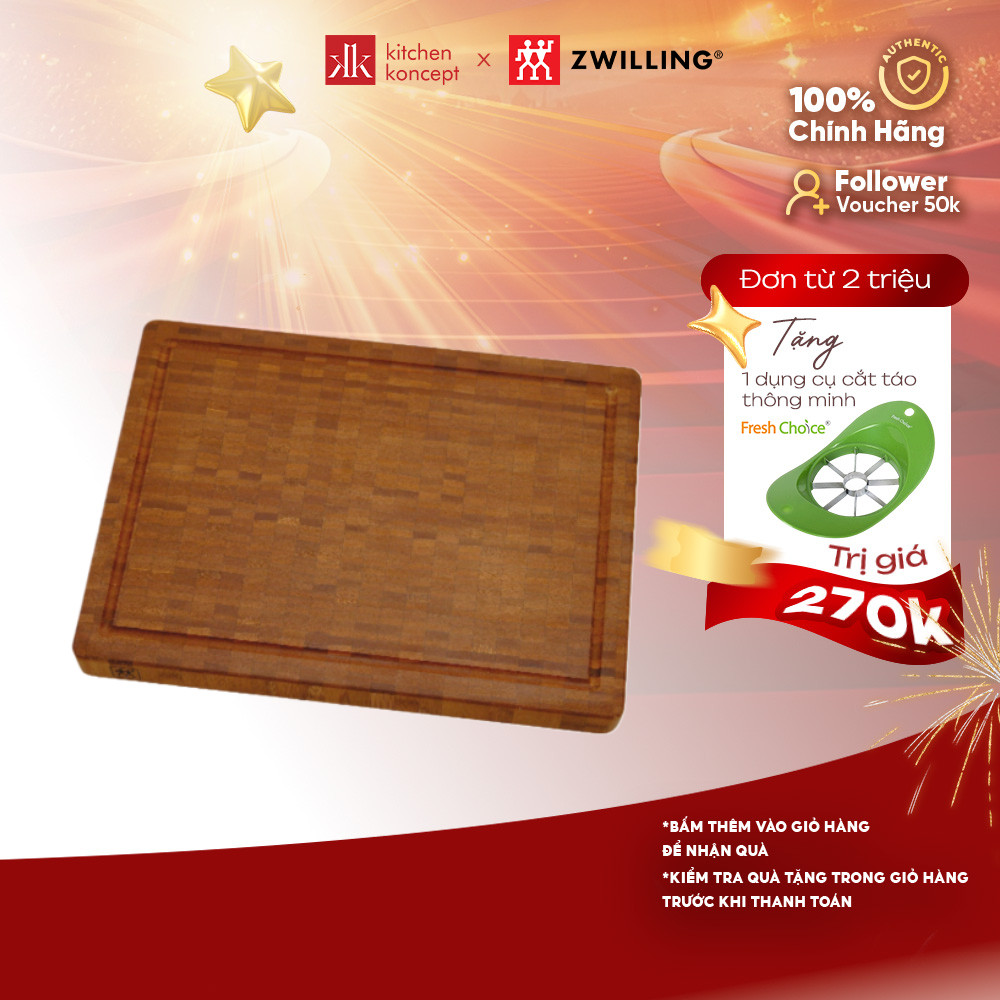 Zwilling - Thớt Gỗ Lớn 42x31x4cm