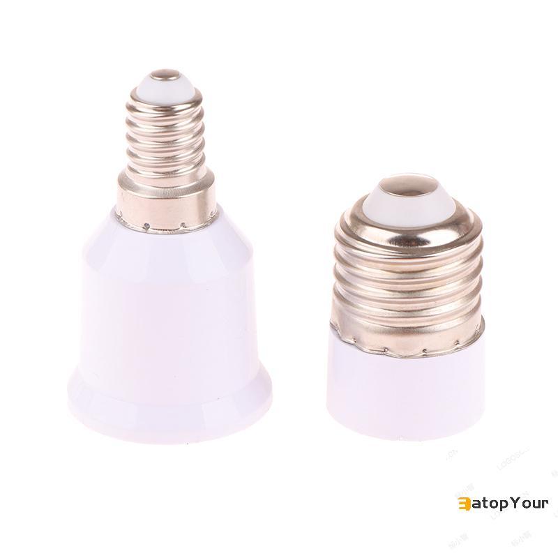 EatopYour 1 Bóng Đèn LED Chuyển Đổi E14 Sang E27 / E27 Sang E14 Bóng Đèn Đế Giá Đỡ E14 Nữ E27 Nam Ad
