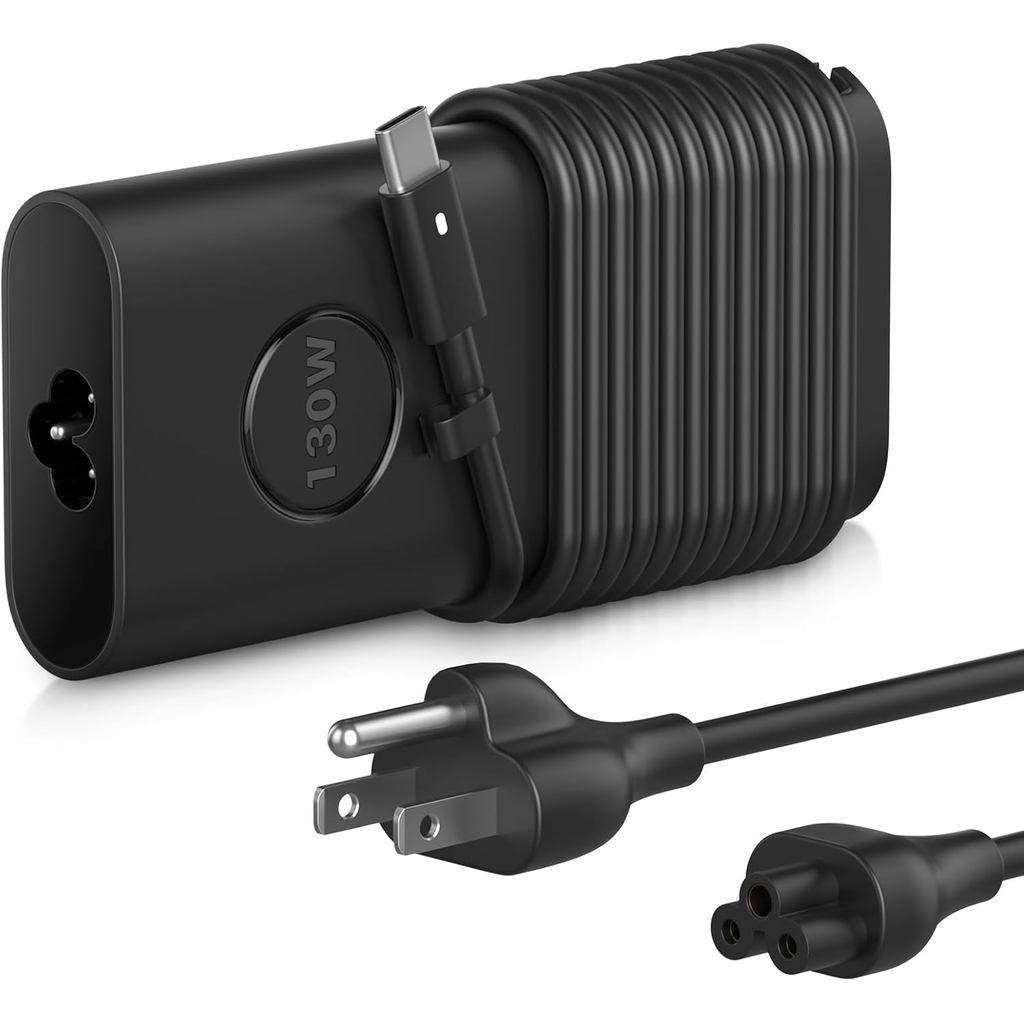 Bộ sạc máy tính xách tay USB-C / Type C 130W cho Dell XPS 15 2in1 9575 9500 9510 9520 9530 XPS 17 97