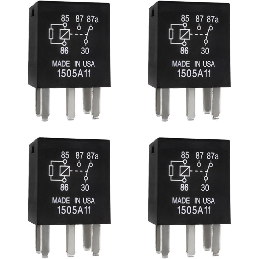 4 Rơle nguồn - Bơm nhiên liệu tự động đa năng 5 chân, Ô tô G8V-RH-1C7T-R-DC12, Thay thế cơ điện hiệu