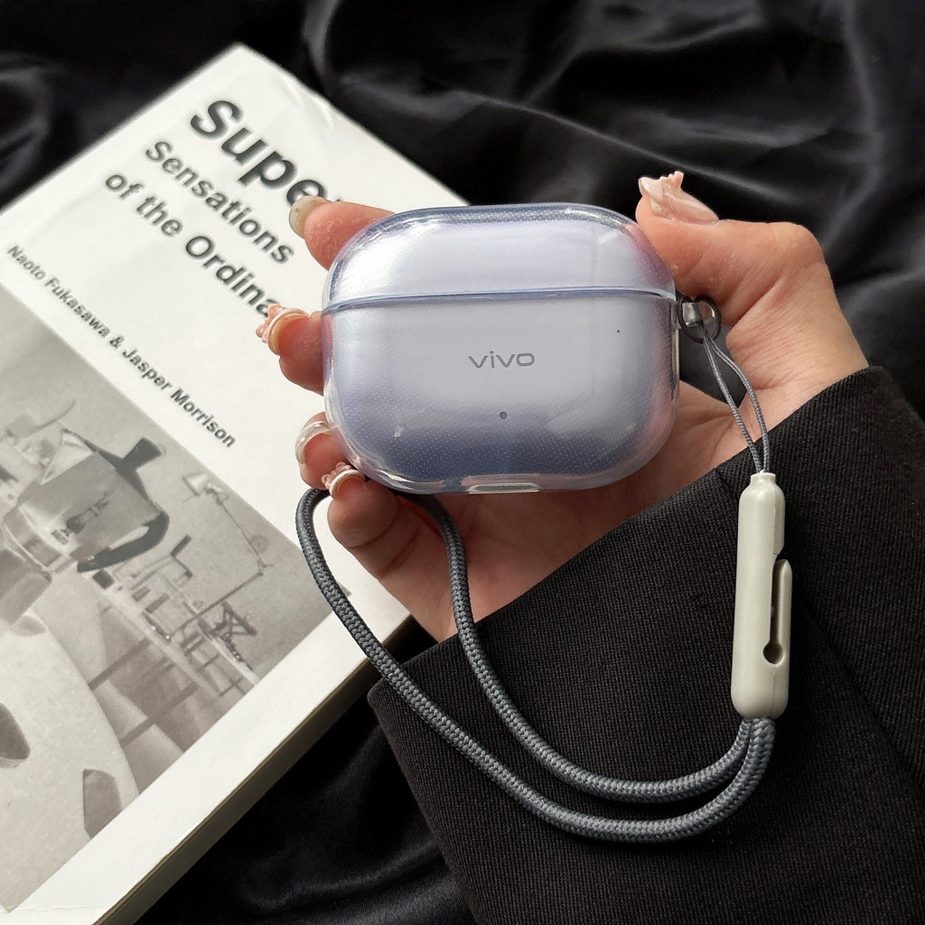 for VIVO TWS 5 Case Transparent TPU Soft Case Suitable for IQOO TWS 5 Shockproof Shell Protective Sl