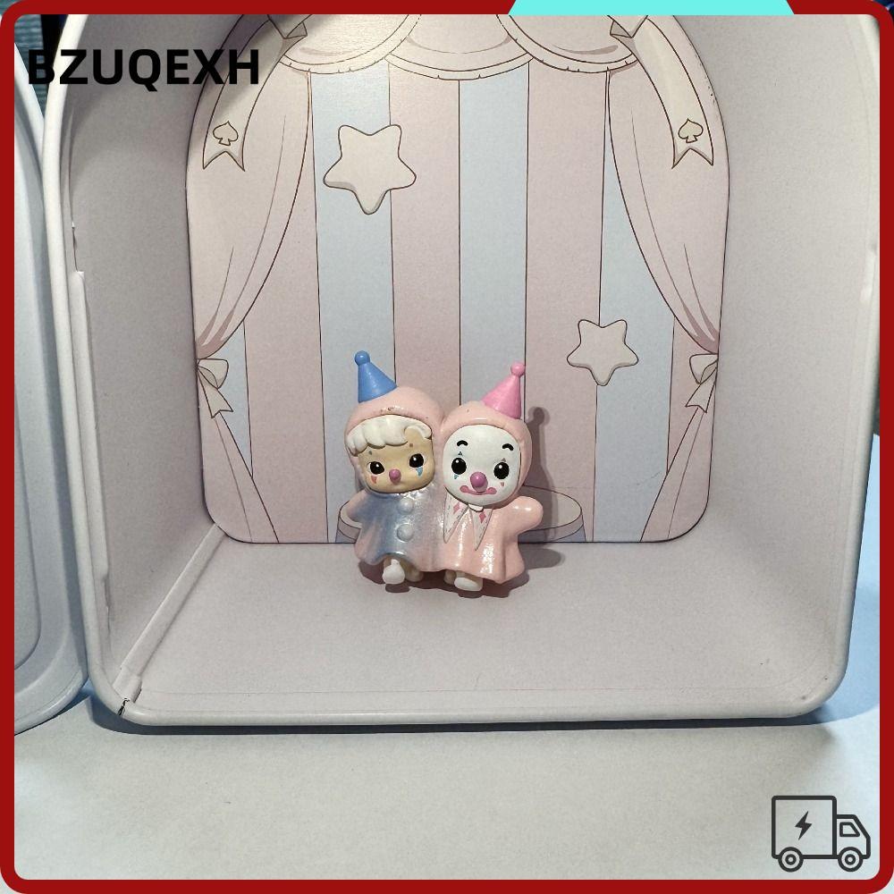 BZUQEXH Đồ trang trí Mini, Hộp Hacipupu Prank nhỏ POPMART, POPBEAN Hirono Mime Series A NIGHT OF FAN