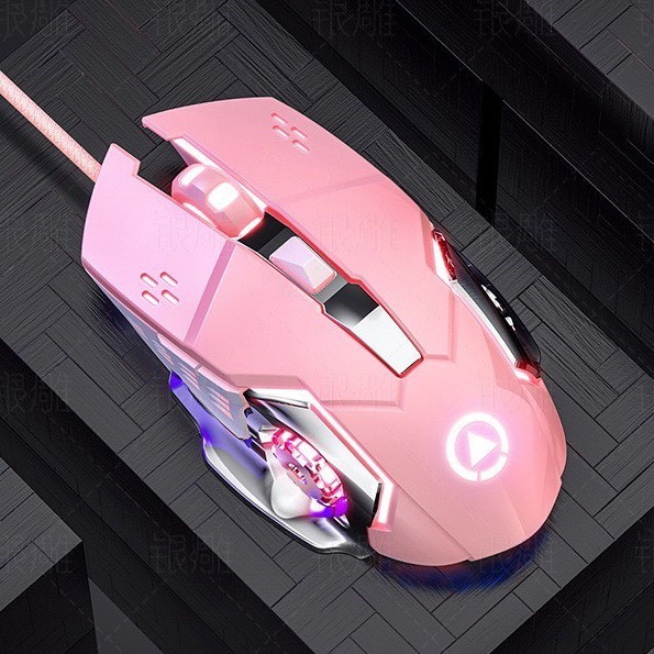 Chuột Máy Tính Có Dây PKSMART G5 G15 LED 7 Màu Cực Đẹp, DPI Khủng 3200, Chơi Game Làm Việc Văn Phòng