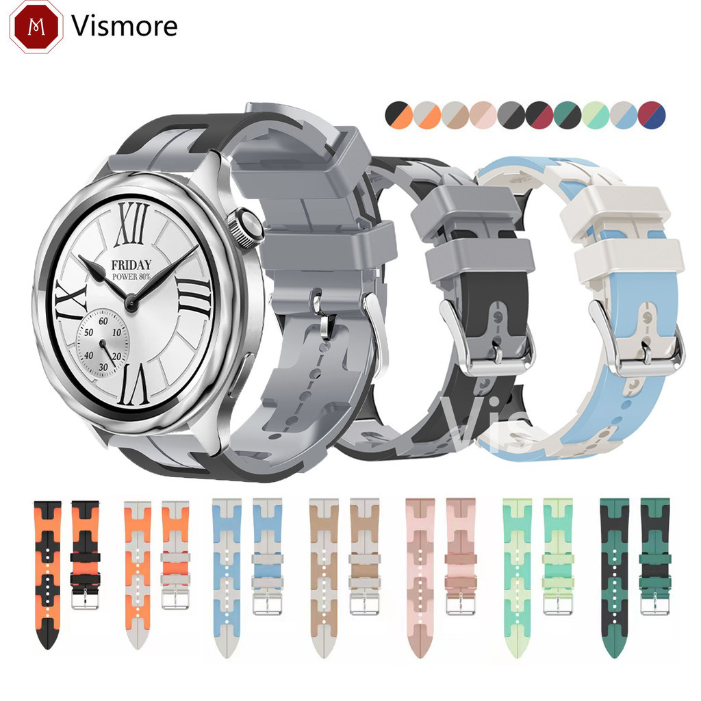 Dây đeo silicon họa tiết dệt cho đồng hồ Xiaomi Watch S3 S4 Sport S2 S1 Pro Active Color2 Color Watc