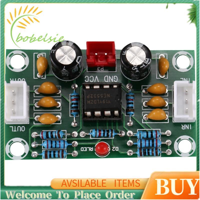 Mini Preamp Op Amp Module Khuếch Đại Kênh Kép NE5532 Preamplifier Tone Board 5 Lần Điện Áp Rộng 12-3