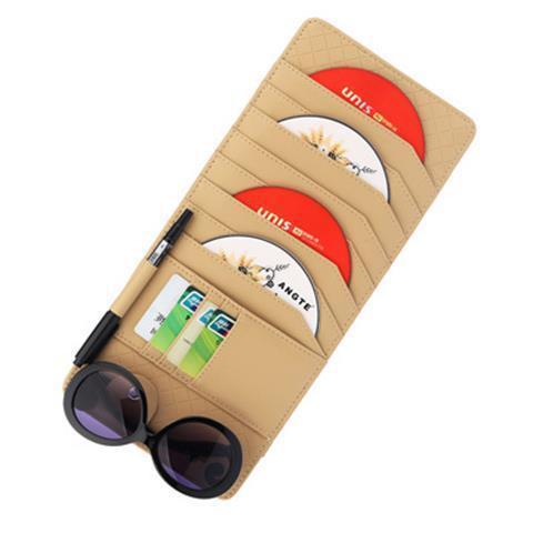 Túi cd ô tô Tấm che nắng ô tô Túi lưu trữ Túi đựng đĩa Clip _ Box Ice