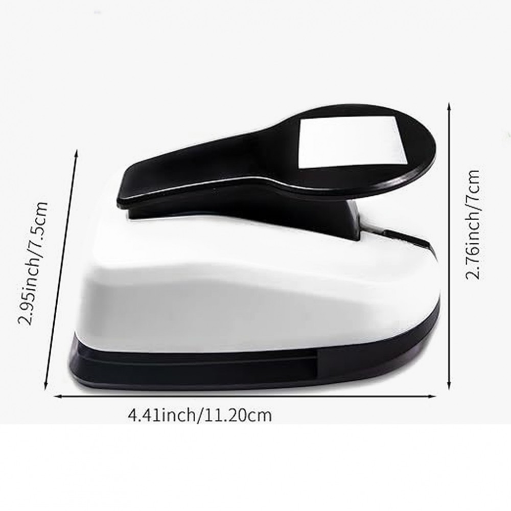 【TOYBOX】Square Hole Punch 1.9-inch Punch Shape 2-inch Square Cut Clean Precise Cuts