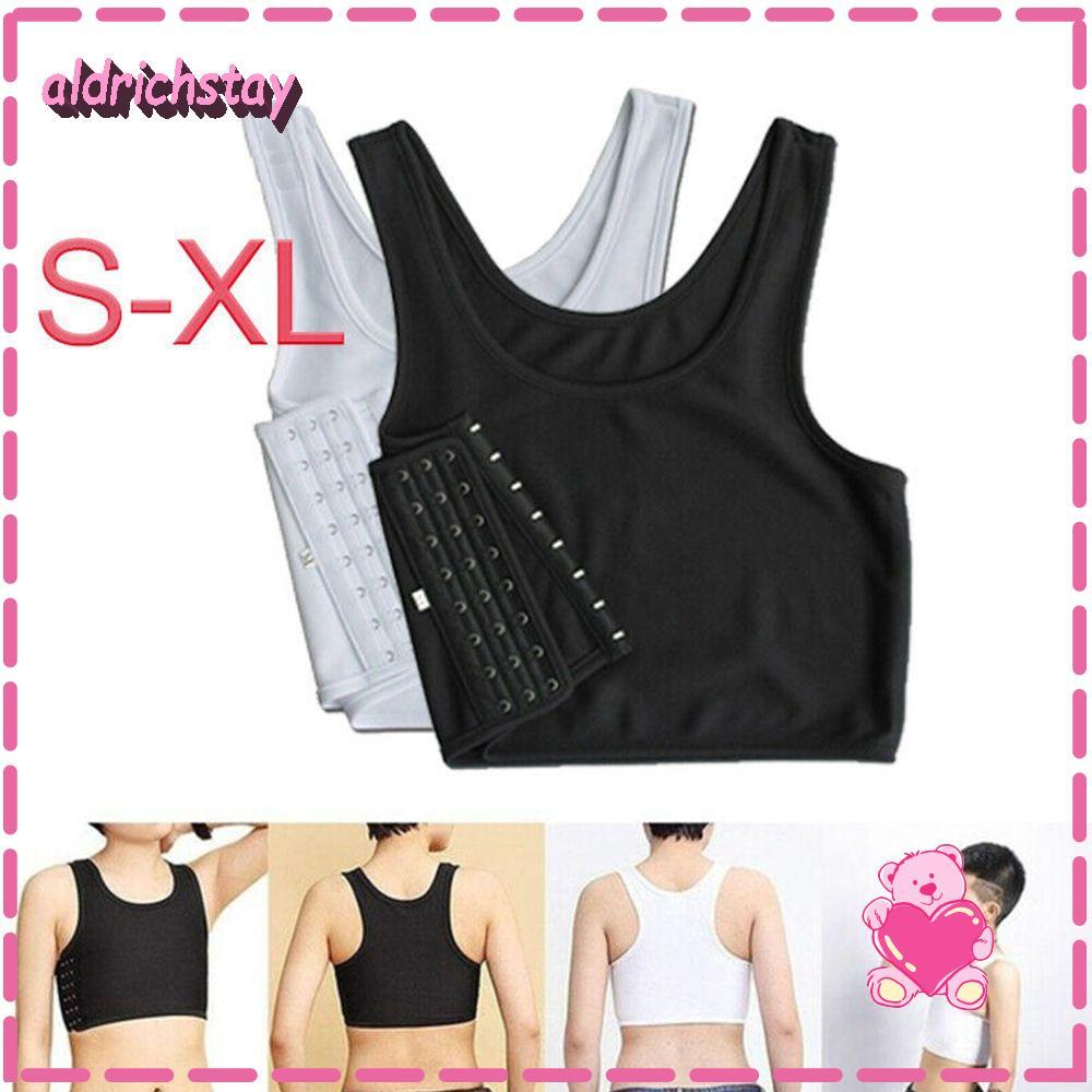 EXODUS Corset Flat Tank Tops Ngực Shaper Lesbian Tomboy