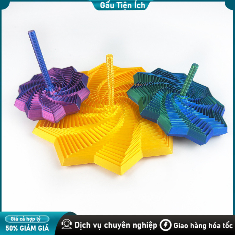 Đồ chơi Fidget Hình Sao Mở Rộng in 3D, Đồ chơi in 3D, Đồ chơi Fidget / Giải nén, Xoắn ốc, Mở rộng / 