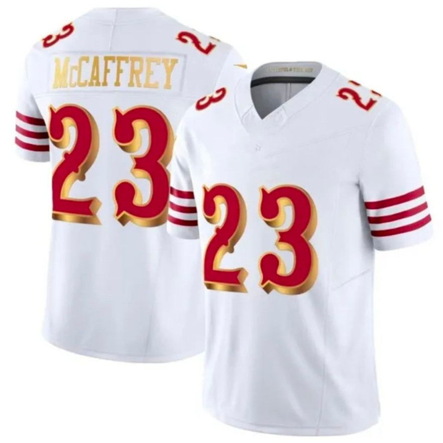 Áo Bóng Bầu Dục San Francisco 49ers NFL Jersey Tay Ngắn, Logo Chính Hãng