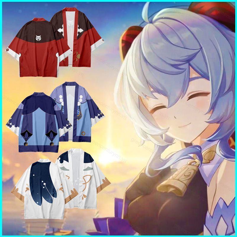 Genshin Impact Haori Kimono Cosplay - Áo Sơ Mi Tay Dài Cho Ngày Thường Và Sự Kiện