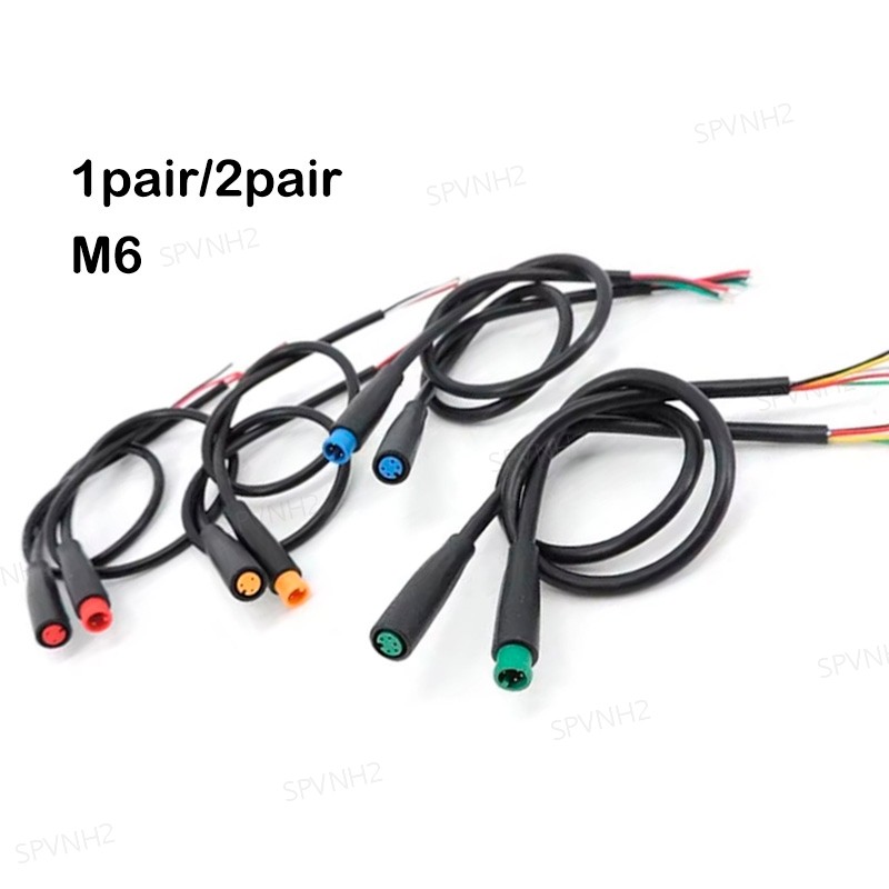 1 Cặp M6 6mm 2 3 4 5 Pin Cáp Chống Thấm Nước M-6 Bảng Điều Khiển Năng Lượng Mặt Trời Nhà Ga Mini Tín