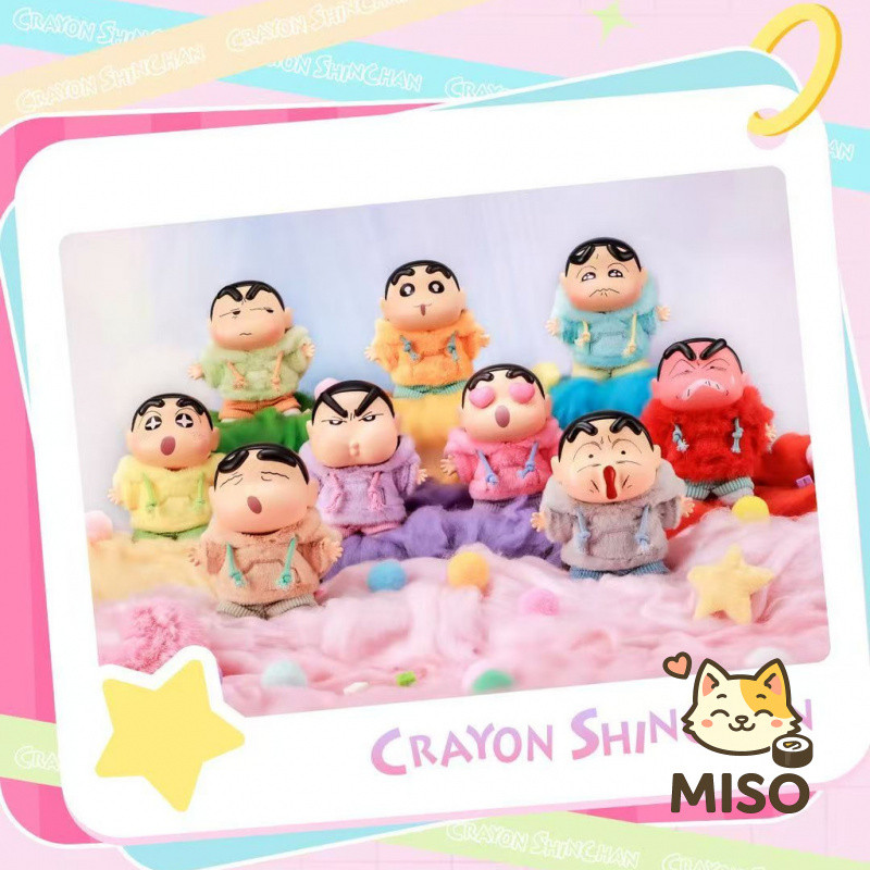 Giảm Giá [Chính Hãng] Crayon Shin-Chan Cảm Xúc Dopamine Sang Trọng Quyến Rũ Vui Cảm Xúc Gói Crayon S