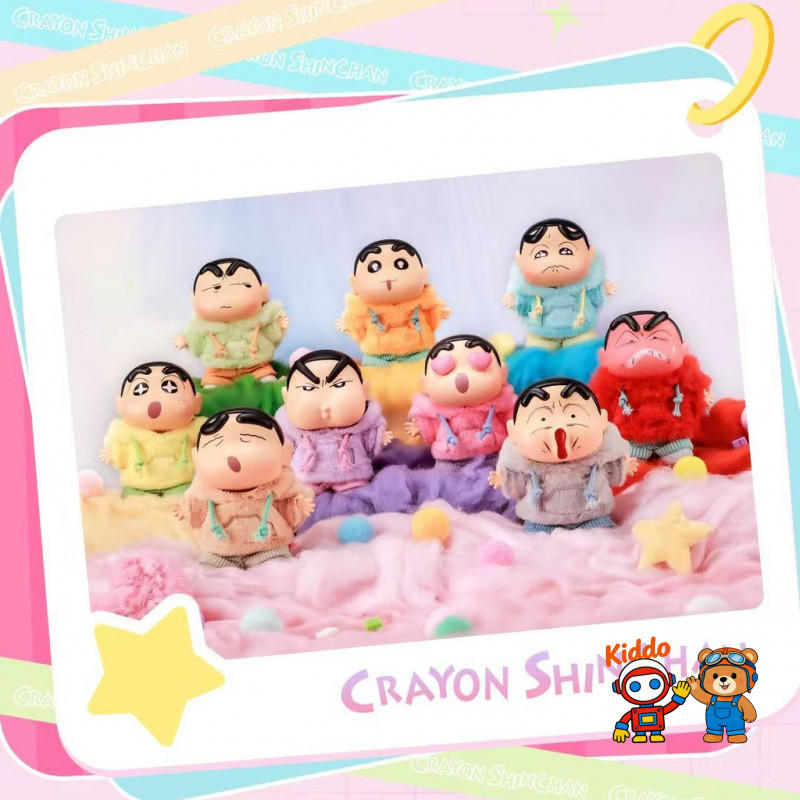 Giảm Giá [Chính Hãng] Crayon Shin-Chan Cảm Xúc Dopamine Sang Trọng Quyến Rũ Vui Cảm Xúc Gói Crayon S