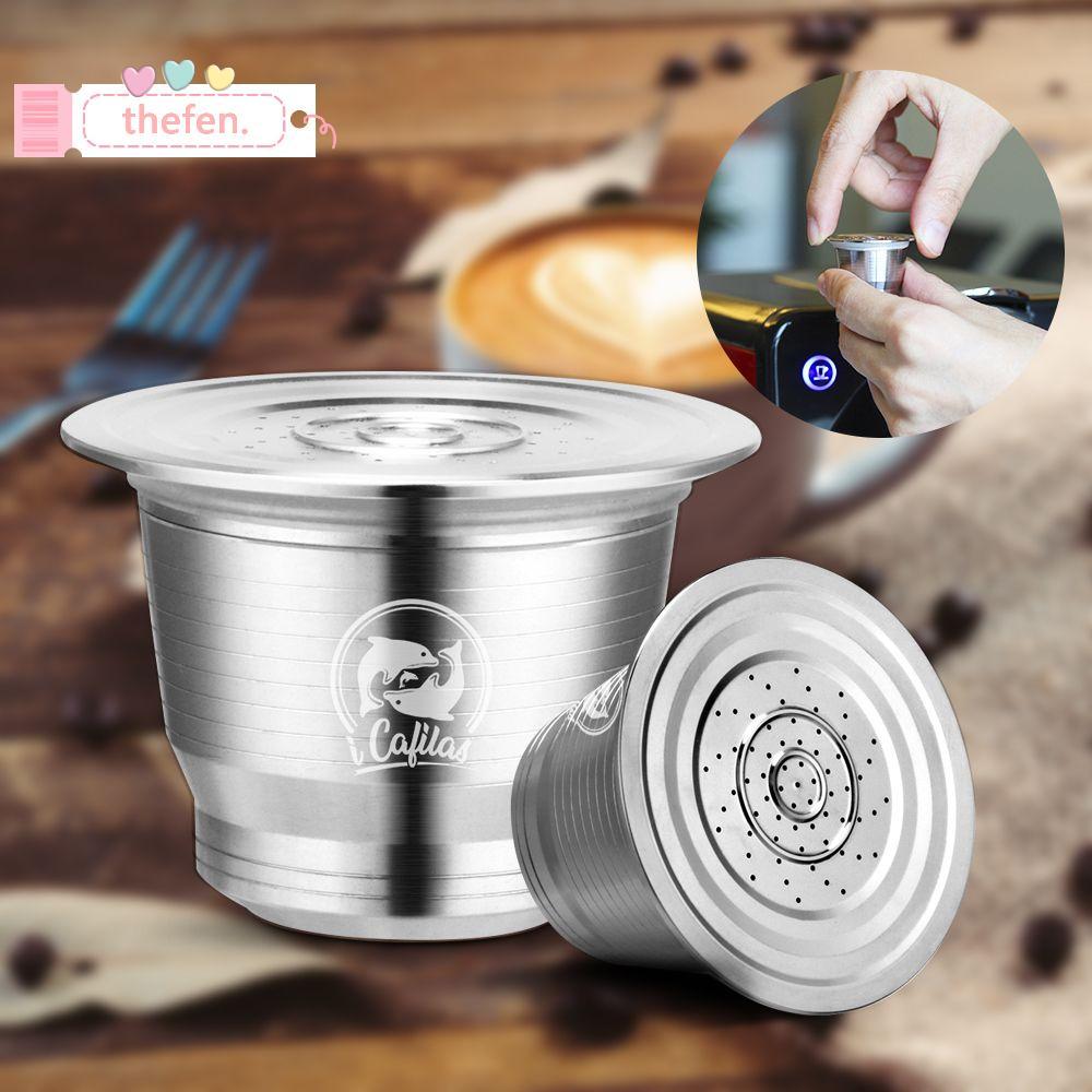 THEFEN Coffee Capsule Spoon Brush Home Espresso Coffee Pods tái sử dụng cho